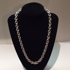 Solid Rolo Sterling Silver Necklace